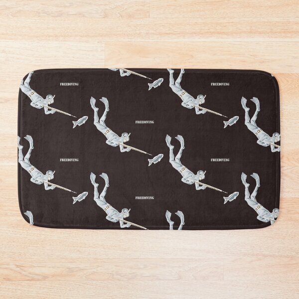 Item preview, Vintage Freediving Spearfishing Diver and Fish URM designed and sold by urmaddad.