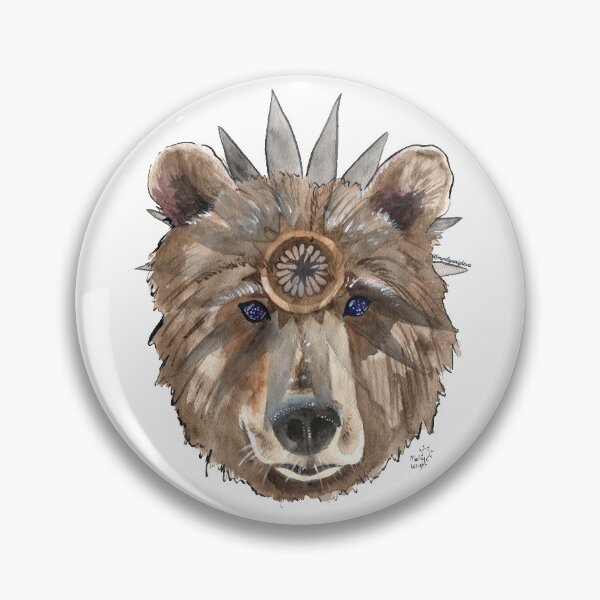 Item preview, Bear Animandala designed and sold by marleywrightart.