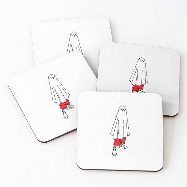 Item preview, Cute Nerdy Ghost designed and sold by RedsStickerShop.