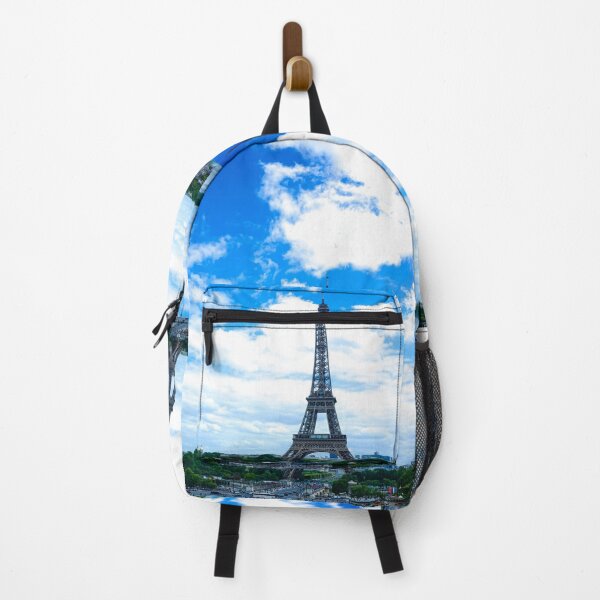 Item preview, Addicted to Paris Bright Blue Eiffel Skyline designed and sold by thegraypocket.