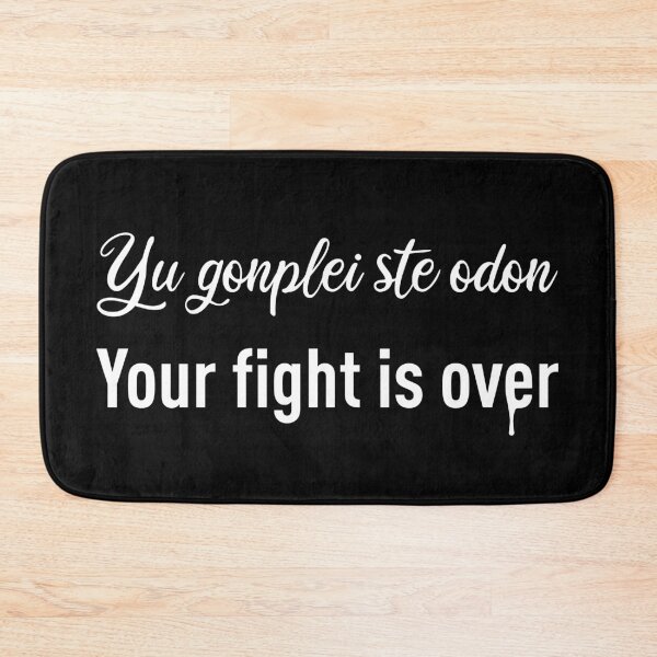 Item preview, Yu Gonplei Ste Odon - Your Fight Is Over (White) designed and sold by FilipeFerreira.