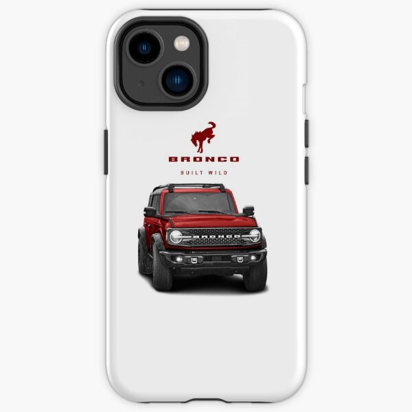 Bronco und Logo - Rapid Red iPhone Robuste Hülle