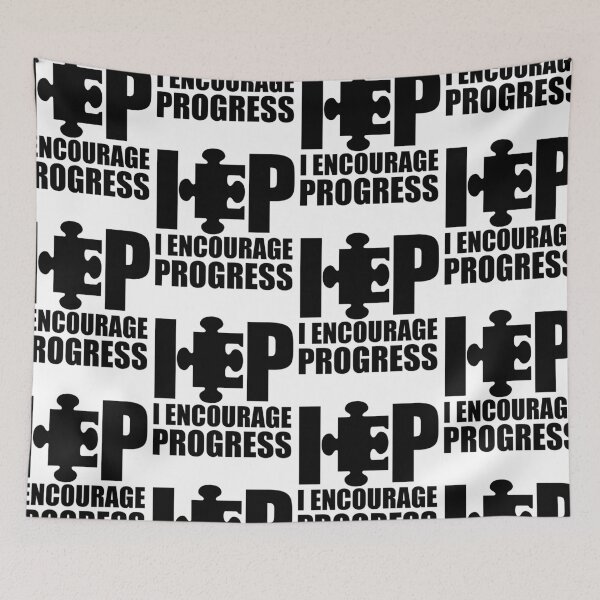 Item preview, I Encourage Progress | Autism Awareness designed and sold by GravitiTees.