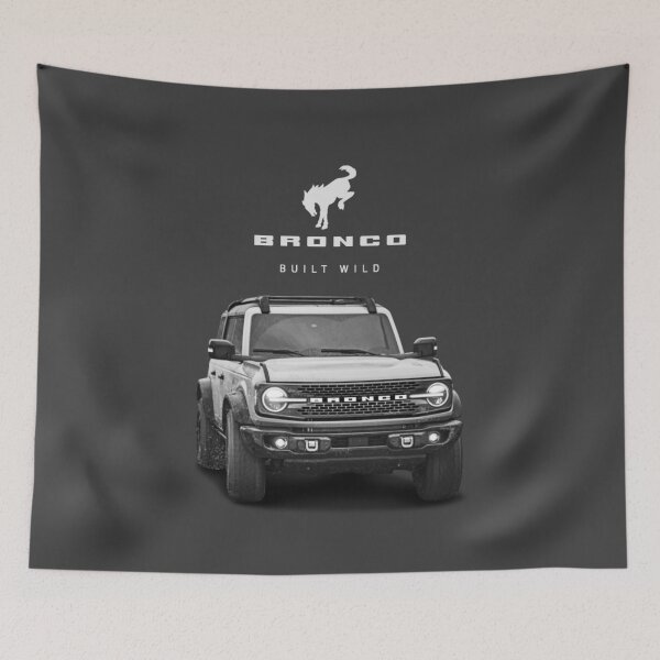 Item preview, Bronco and Logo - Oxford White designed and sold by love-at1st-gear.