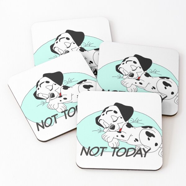 Item preview, "not today" dog graphic art designed and sold by USRoyalTouch.