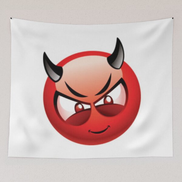 Item preview, Devil emoji designed and sold by Creativeart1974.