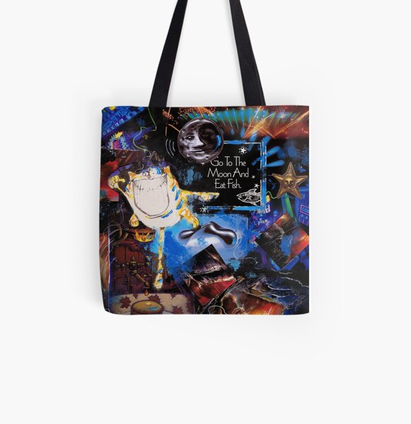 Go to the Moon All Over Print Tote Bag