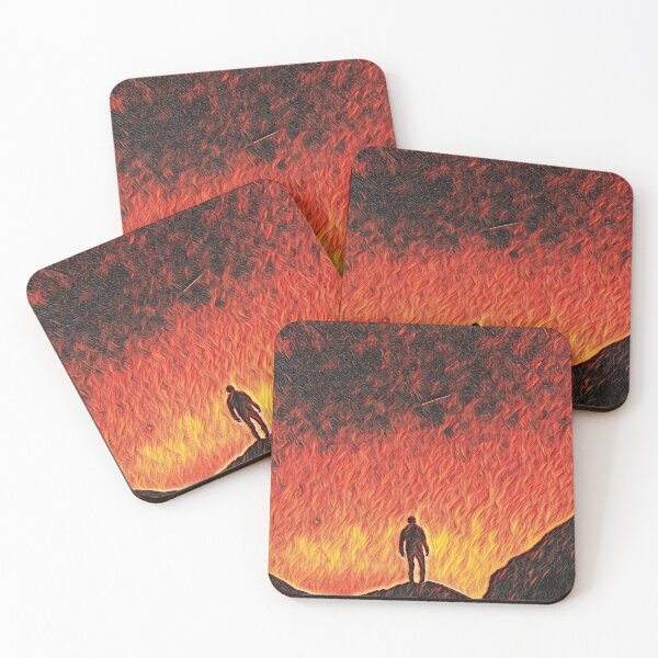 Item preview, GALATHI Night Sky Cliff Flames - Relaxing Time designed and sold by Galathi Designs.