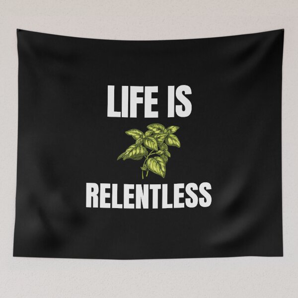 Item preview, Life Is Relentless designed and sold by Crafty-Mornings.