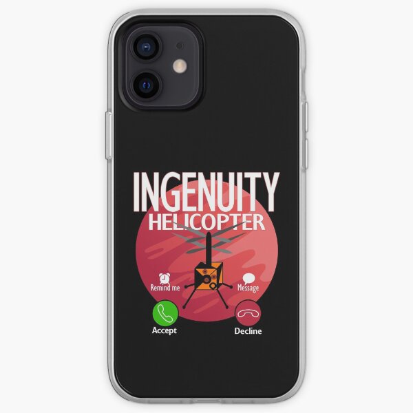 Perseverance Mars Rover Ingenuity Helicopter Phoned Home iPhone Soft Case