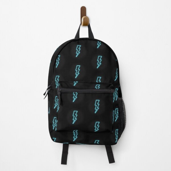 Item preview, Cyan Blue Retro Neon Lightning Bolt designed and sold by dylanxh.