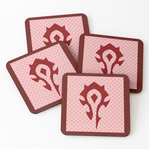 Item preview, Horde symbol in Pink dots designed and sold by Tranquilarrow.