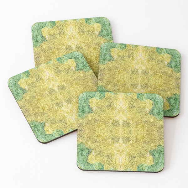 Item preview, Green Yellow Mandala-Pattern designed and sold by SSK Designs.