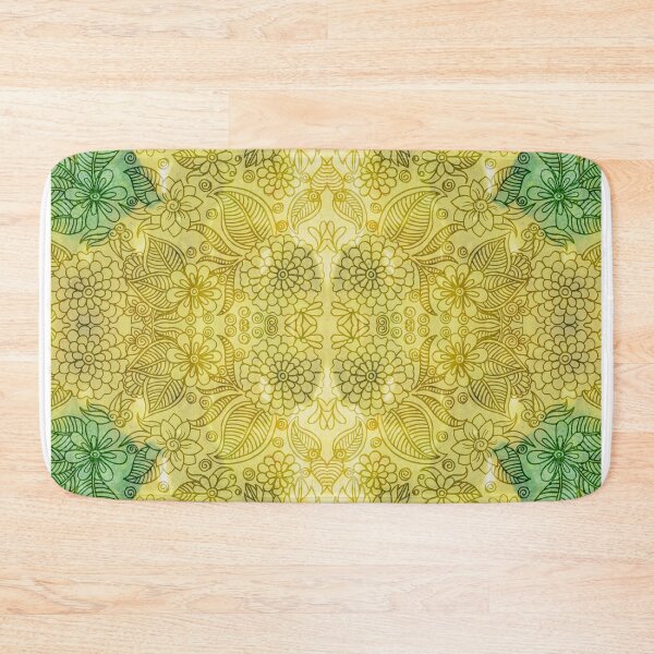 Item preview, Green Yellow Mandala-Pattern designed and sold by SSK Designs.
