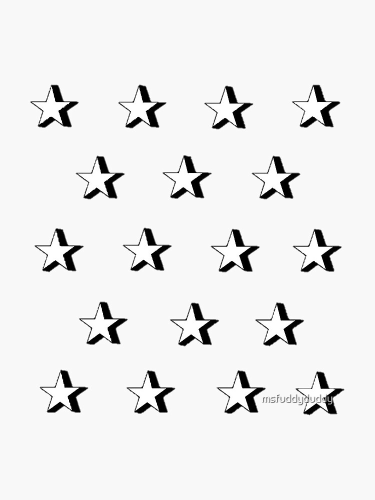 "Stars sticker pack" Sticker by msfuddyduddy Redbubble