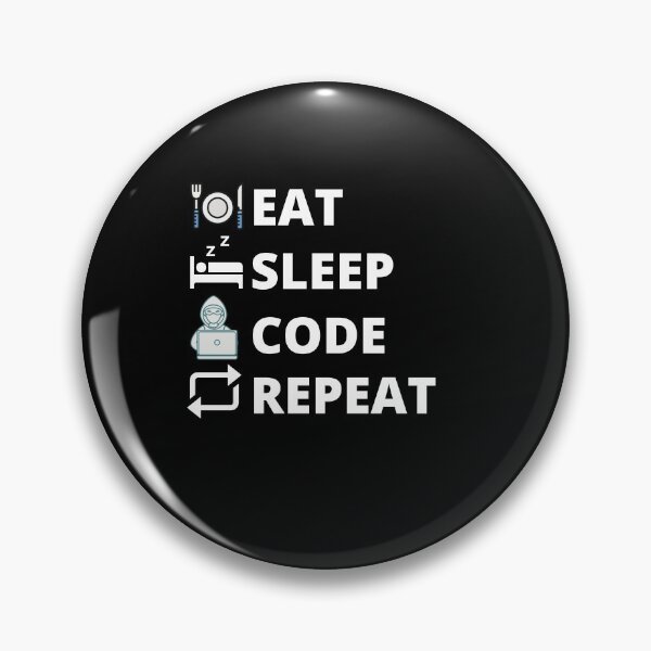 Item preview, Eat Sleep Code Repeat designed and sold by Crafty-Mornings.
