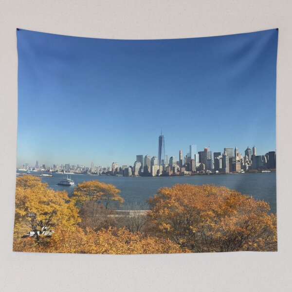 Item preview, New York City Skyline in Autumn designed and sold by Susan-Miller.