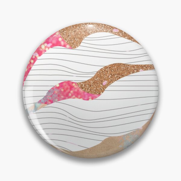 Item preview, Abstract Art lips gold glitter designed and sold by lowodesigns.