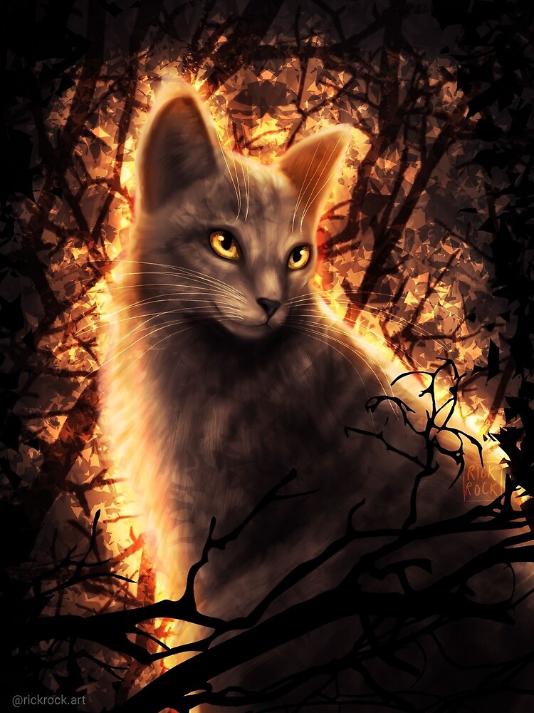 Warrior Cats - Firestar Art Print for Sale by HGBCO