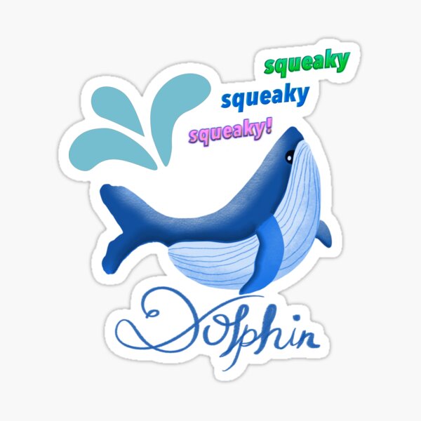 Dolphins are my spirit animal for I Sticker