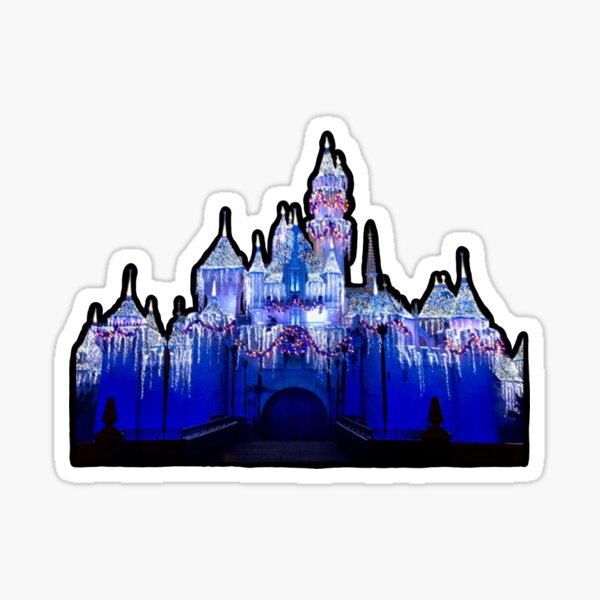 Sleeping Beauty Castle Terrarium Transparent Sticker – Wish Upon Magic