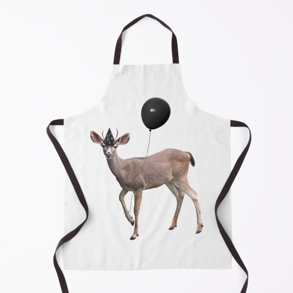 Item preview, Young Deer with Black Balloon designed and sold by catsclips.