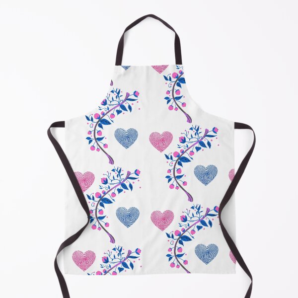 Item preview, Two hearts separated by a flower branch designed and sold by Houseofsayo.