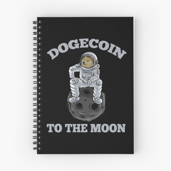 Item preview, Dogecoin To The Moon | Funny Cryptocurrency Meme  designed and sold by kenzo2093.