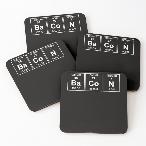 Item preview, Bacon Has Chemistry Funny Periodic Table of Elements Tee designed and sold by KendraHenke.