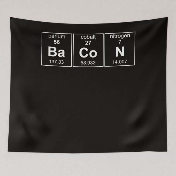 Item preview, Bacon Has Chemistry Funny Periodic Table of Elements Tee designed and sold by KendraHenke.