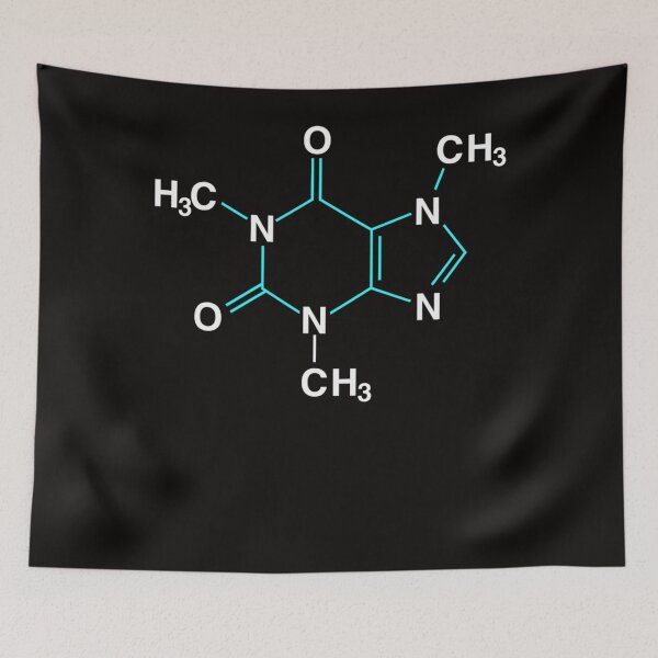 Item preview, Caffeine Molecule Funny Coffee Chemistry designed and sold by KendraHenke.
