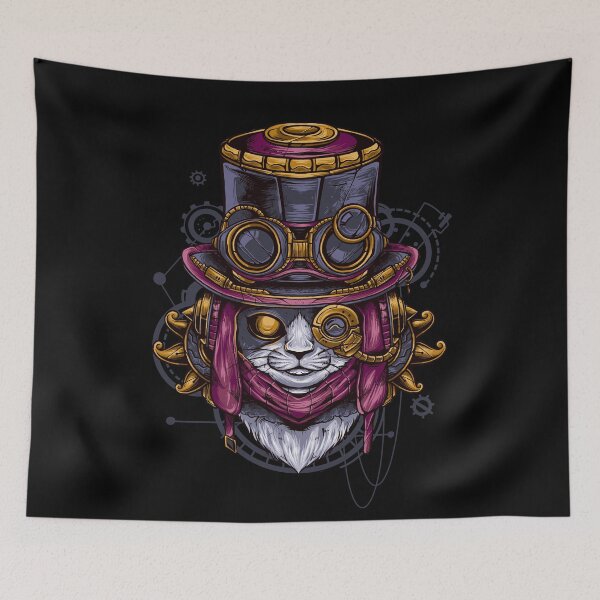 Item preview, Cat steampunk designed and sold by Vhiente.