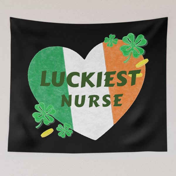 Item preview, Luckiest Nurse - St Patricks Day designed and sold by YueHeng Creates ⭐⭐⭐⭐⭐.