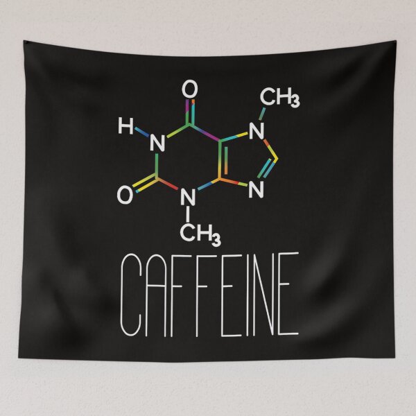 Item preview, Caffeine Molecule CoffeeCoffee Lover Chemistry Gift designed and sold by KendraHenke.