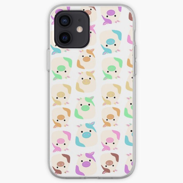 Rainbow cow pattern iPhone Soft Case