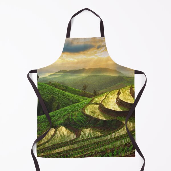 Item preview, Beautiful Rice Field Landscape designed and sold by JTS STORE.