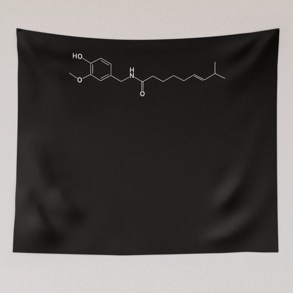 Item preview, Capsaicin Structure Chemistry Gift for Spicy Food Lovers designed and sold by KendraHenke.