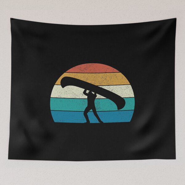 Item preview, Canoe Portage, Vintage Style designed and sold by EstelleStar.