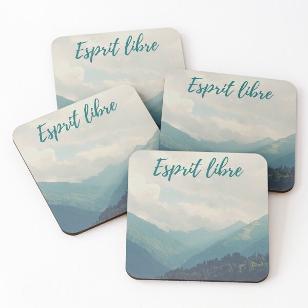 Item preview, Free Spirit - popular french quotes lovers theme gifts designed and sold by RebelliousRosee.