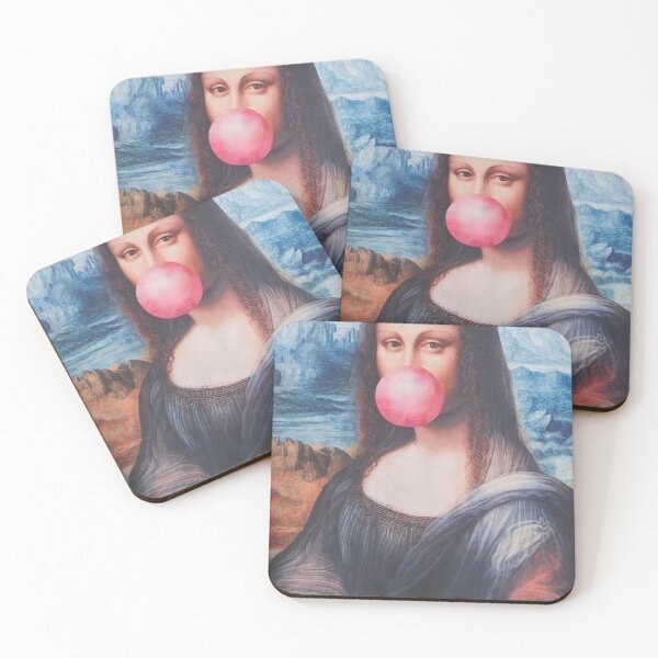 Item preview, bubblegum mona lisa graphic art designed and sold by USRoyalTouch.