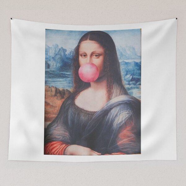 Item preview, bubblegum mona lisa graphic art designed and sold by USRoyalTouch.