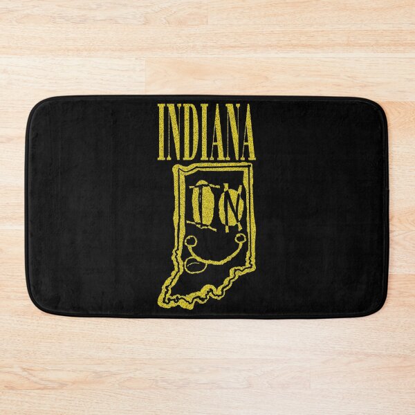 Item preview, Indiana Grunge Smiling Face Black Background designed and sold by pelagio.