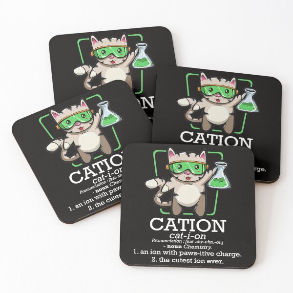 Item preview, Cation Cute Science Cat Pawsitive Element Chemistry Teacher designed and sold by KendraHenke.