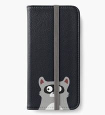 Waschbär iPhone Flip-Case/Hülle/Skin
