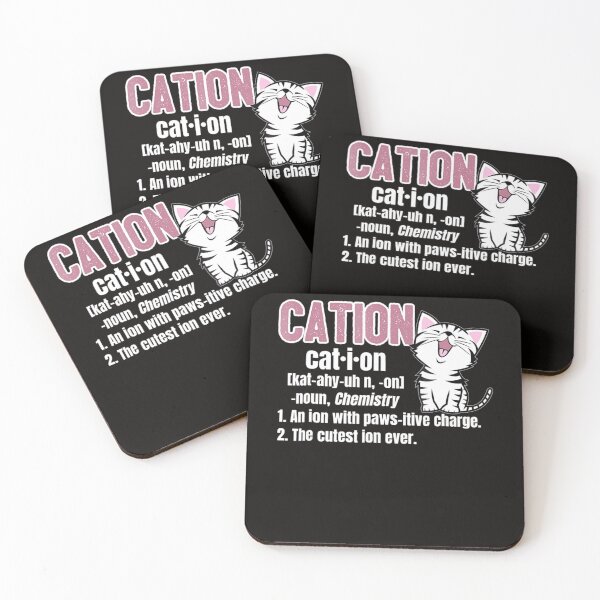 Item preview, Cation Funny Cute Cat Science Chemistry Pun Tee designed and sold by KendraHenke.
