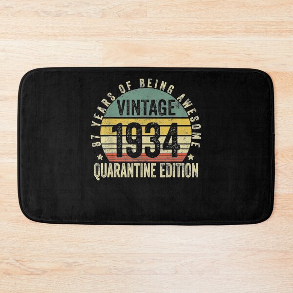 Item preview, 87th Birthday Retro Limited Edition 1934 Quarantine Birthday designed and sold by lolahomya.