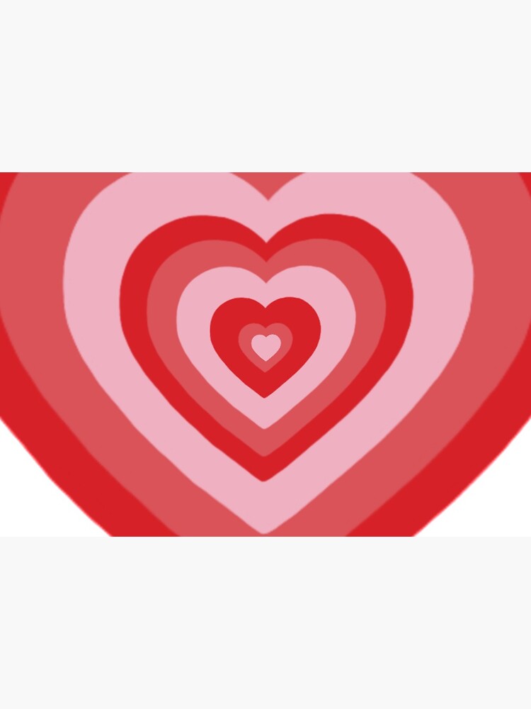 Red Retro Heart Sticker for Sale by sloaneduzy