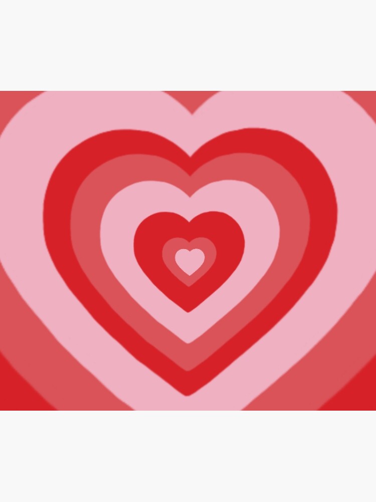 Red Retro Heart Sticker for Sale by sloaneduzy