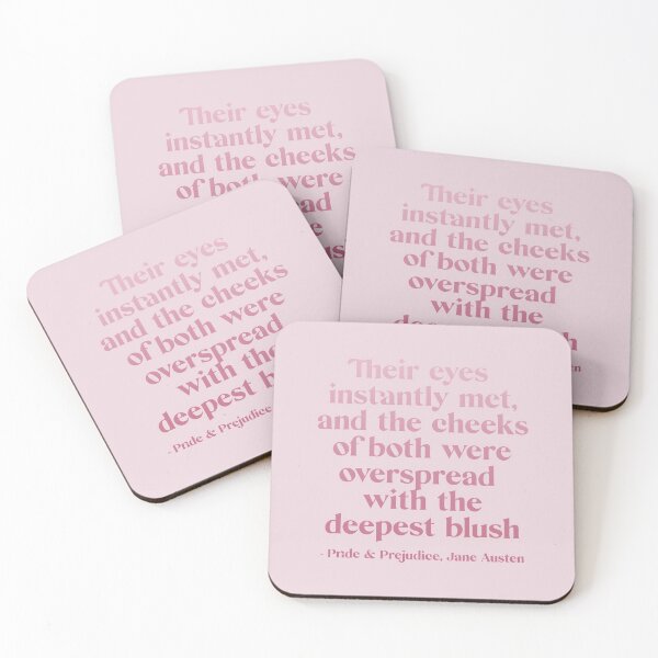 Item preview, Pride and Prejudice Quote: Their Eyes Instantly Met designed and sold by rissidesigns.