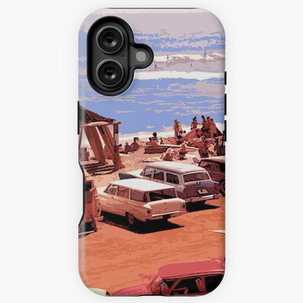 Aperçu de l'œuvre Plage des années 70 - Peinture numérique - Pintura Digital - Digitale Zeichnung - Pittura Digitale créée et vendue par RazzArt.